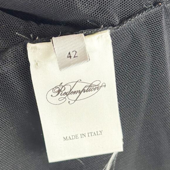 Redemption Draped Mini Dress Medium Brown NWT - Picture 10 of 11